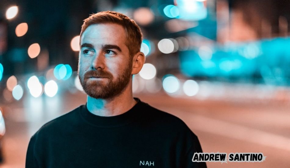 Andrew Santino performing stand-up