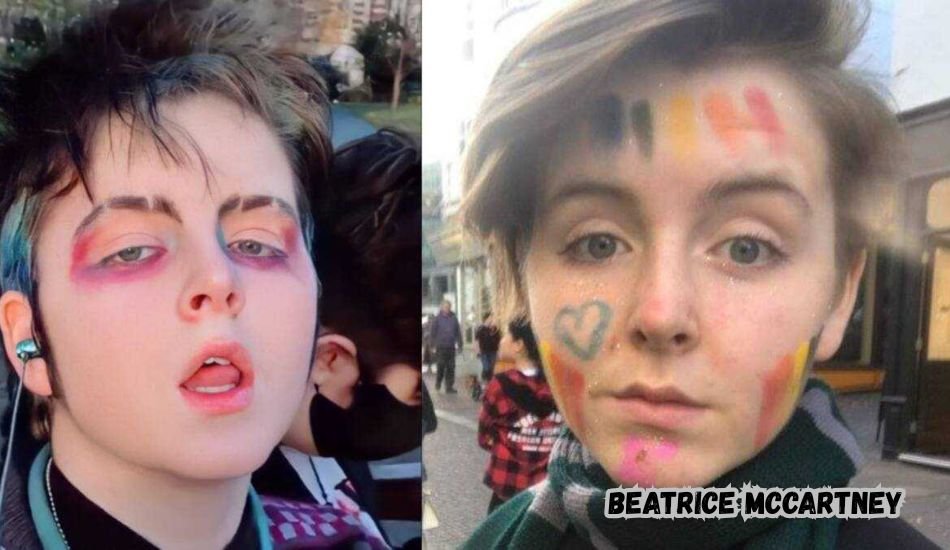 Beatrice McCartney outdoors smiling.