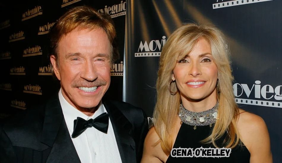Gena O’Kelley with Chuck Norris