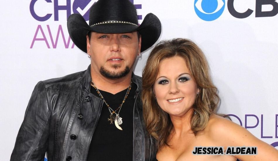 Jessica Aldean at a red carpet event