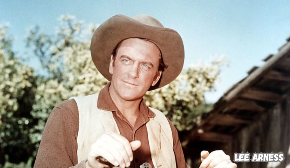 Lee Arness smiling portrait.